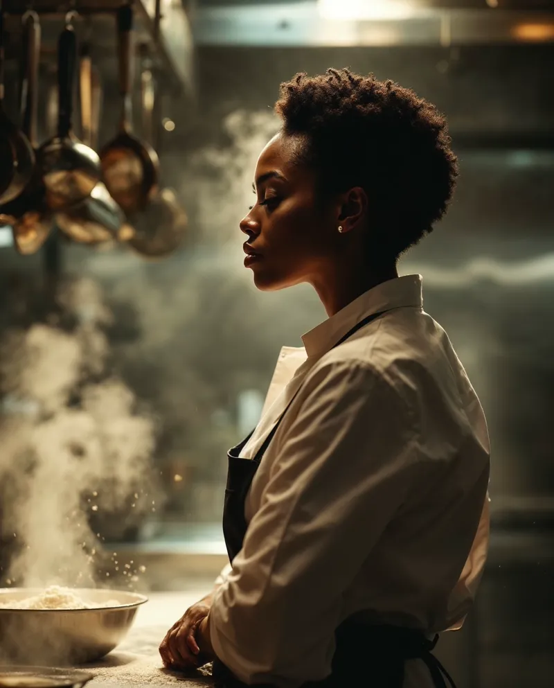 Cheffe en cuisine professionnelle